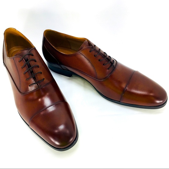 Steve Madden Private Lace-Up Men's Leather Oxfords - Picture 13 of 16